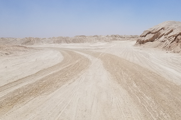 Dust suppression in Saudi Arabia