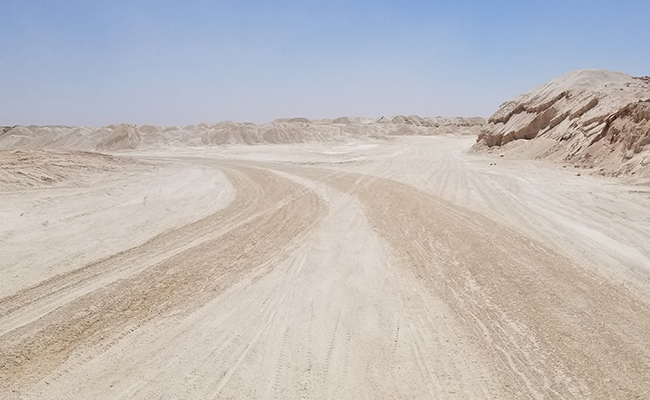 Dust suppression in Saudi Arabia