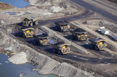 dust control for open pit mine site